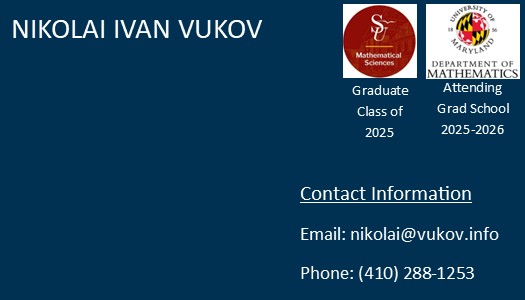 Nikolai Vukov Contact Information